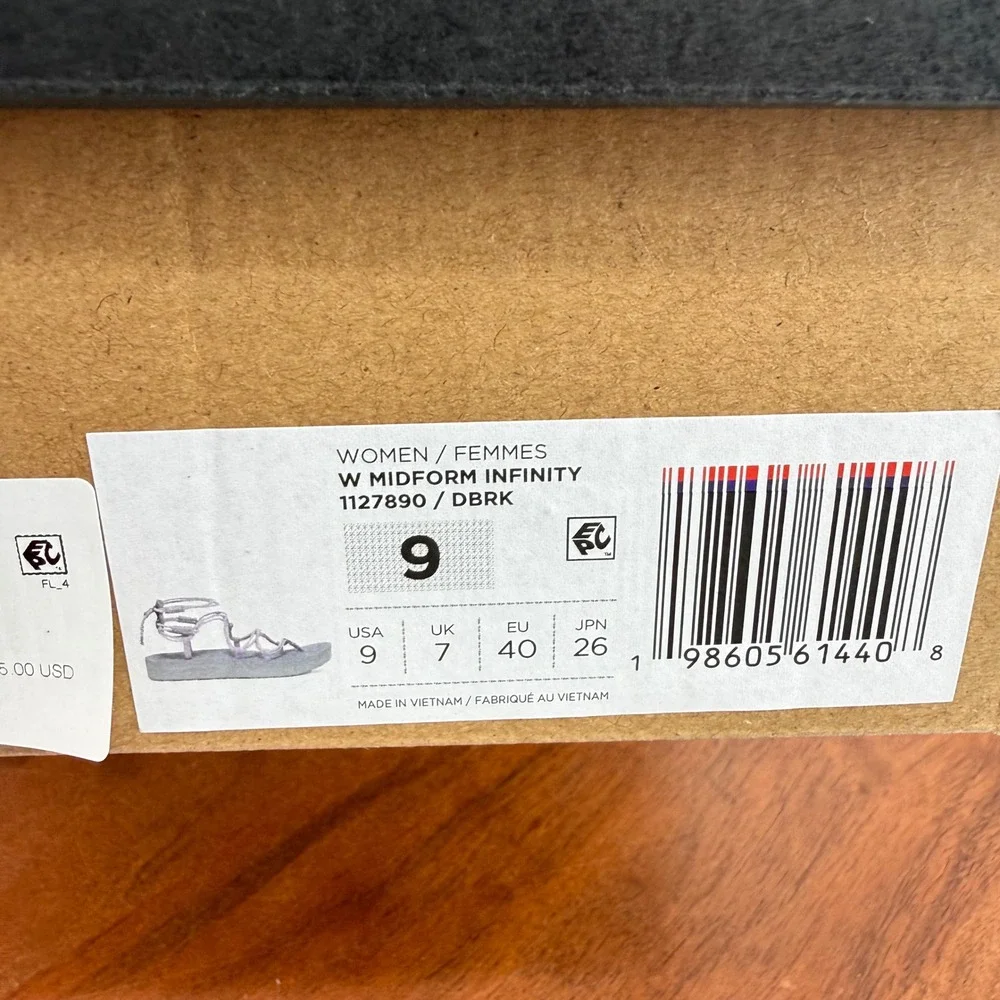 Teva Midform Infinity Sandals Strappy Bungee Platform Daybreak Color Women's 9